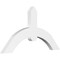Ekena Millwork Archdale Architectural Grade PVC Gable Bracket, 36"W x 19 1/2"H x 2"D x 4"F, 13/12 Pitch GBP036X20X0204ARC00 - alternate 1